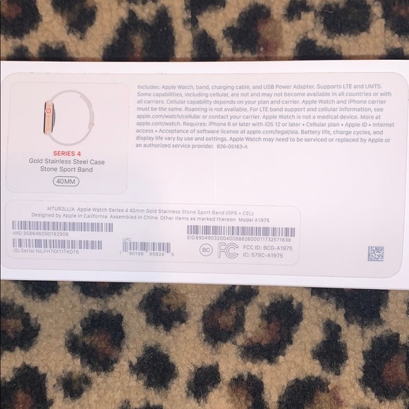 APPLE WATCH SERIES4 STAINLESS STEAL GOLD GPS+CELL. - Picture 5 of 8